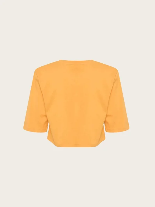 Jory Cropped Tee - Kumquat