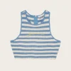 K2262 Crochet Racerback Top - Glacier Lake