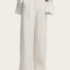 Liza Linen hw Pants - Tammy Light Sand