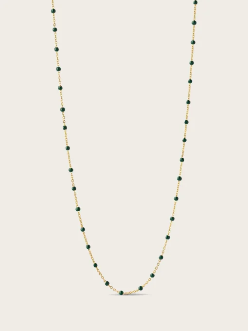 Lola Necklace - Petrol Green
