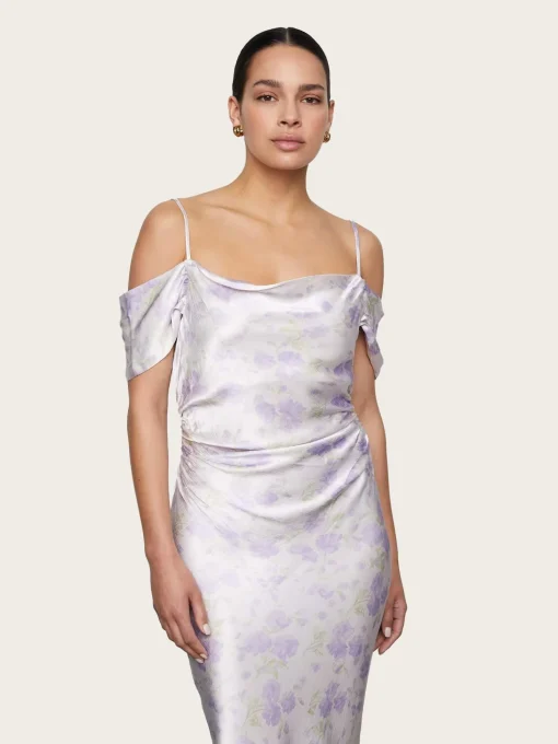 Lyra Dress - Lilac Jasmine Print