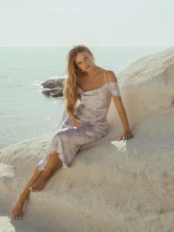 Lyra Dress - Lilac Jasmine Print