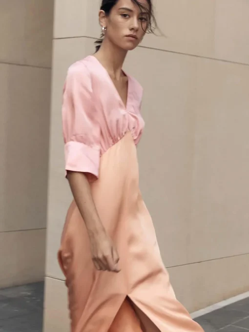 Mandy Dress - Pink/Orange