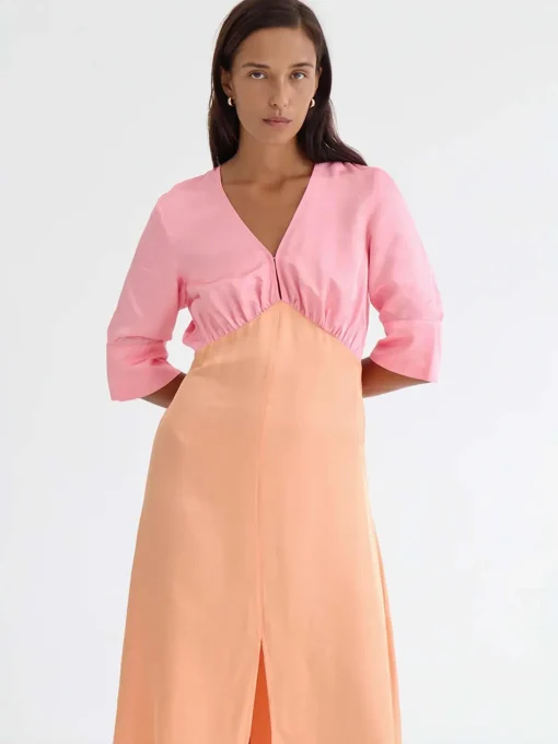 Mandy Dress - Pink/Orange