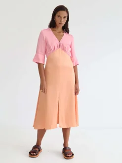 Mandy Dress - Pink/Orange