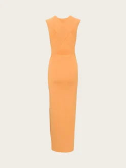 Mariel Long Dress - Apricot Tan