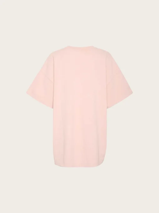 Milo Oversize Tee - Light Pink Washed