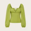 Mist Offshoulder - Dark Citron