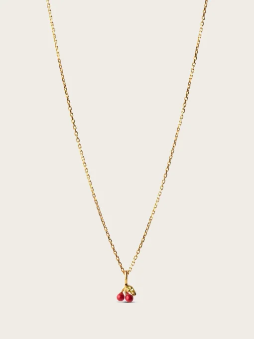 Necklace Cherry - Red