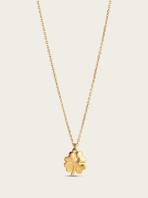 Necklace Organic Clover - Gold