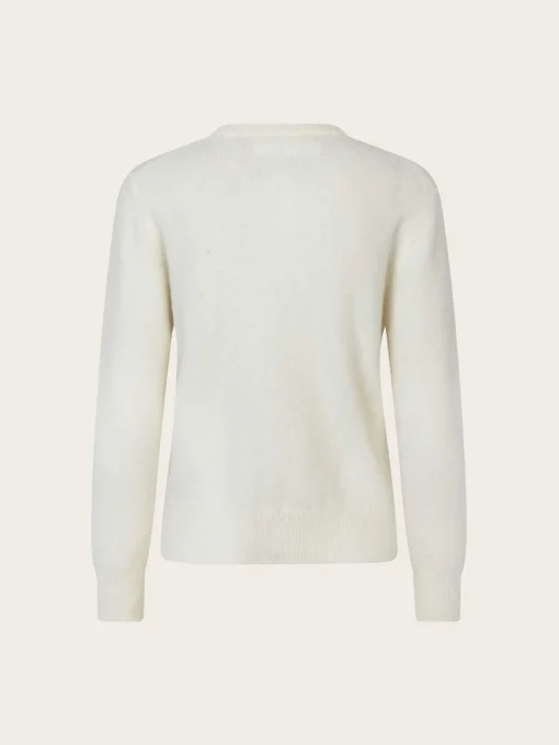 Nor Short Cardigan - Clear Cream