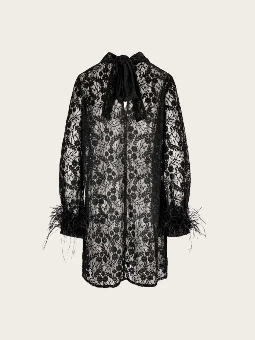 Patti Lace Dress - Black