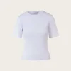 Pippa Rib Tee - White