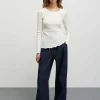 Pointella Troja Tee LS - Vanilla Ice