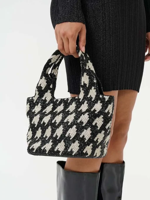 Rhinna Bag - Black/Silver Glitter