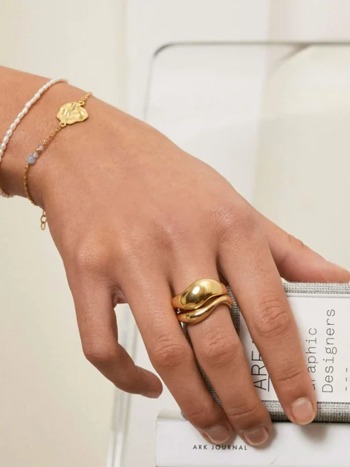 Ring Agnete Large - Gold