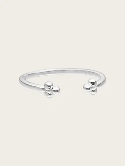 Ring Simple Flower Silver