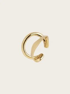 Ripples Ear Cuff - Gold