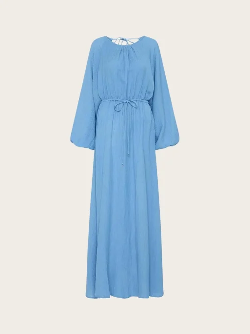 Rosalie Maxi Dress - Chambray Blue