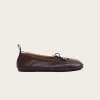 Rosalind Brown Leather Ballet Flats