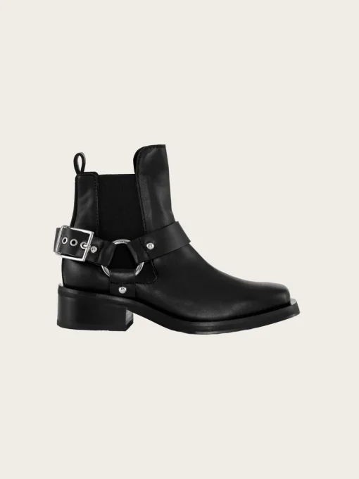 S2340 Biker Low Cut Chelsea Boot - Black