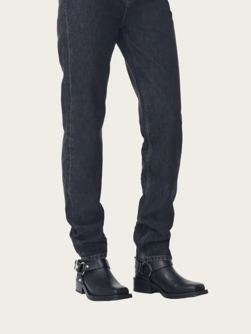 S2340 Biker Low Cut Chelsea Boot - Black