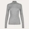 Sadou t-n T-Shirts ls - Grey Melange