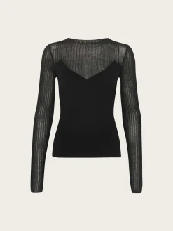 Samea ls Blouse - Black