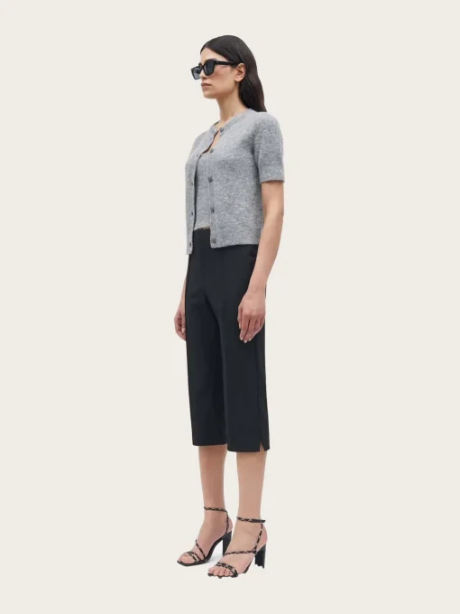 Sanoura ss Cardigan - Grey Mel.
