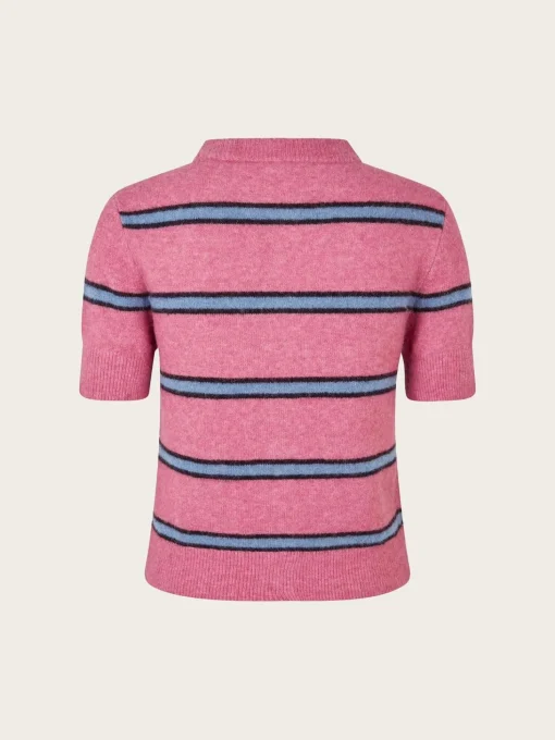 Sanoura ss Cardigan - Rose Wine St.