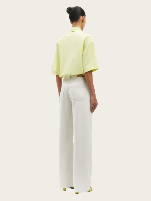 Sashelly Cut Jeans - Natural