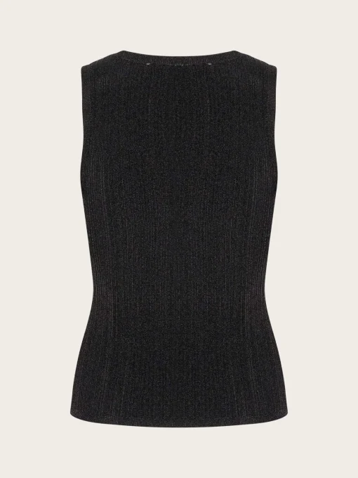 Silvi Rib sl Top - Black