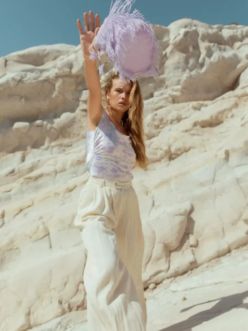 Sirina Top - Lilac Jasmine Print
