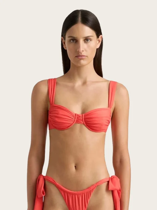 Sol Bikini Top - Vermillon