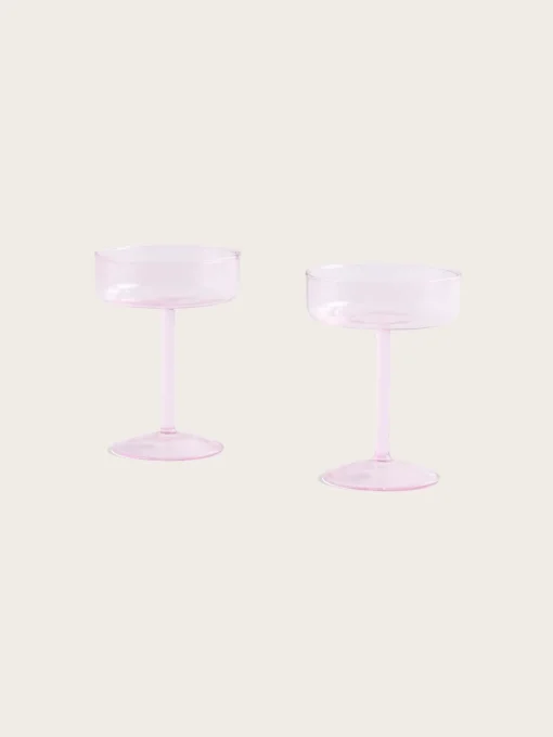 Tint Couple Glass - Set of 2 - Pink