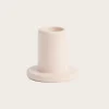 Tube Candleholder Concrete-Small - Light Pink