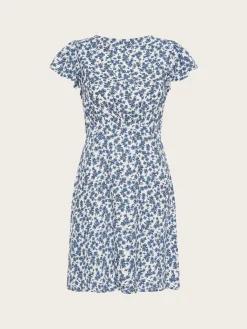 Valaras Mini Dress - Leilani Print/Mid Blue