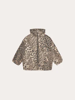 W0115  Leo Puffers Midi Jacket -  Almond Milk