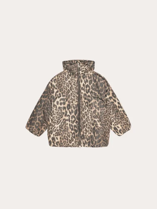 W0115  Leo Puffers Midi Jacket -  Almond Milk