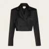 Yacmine Short Blazer - Black