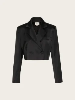 Yacmine Short Blazer - Black